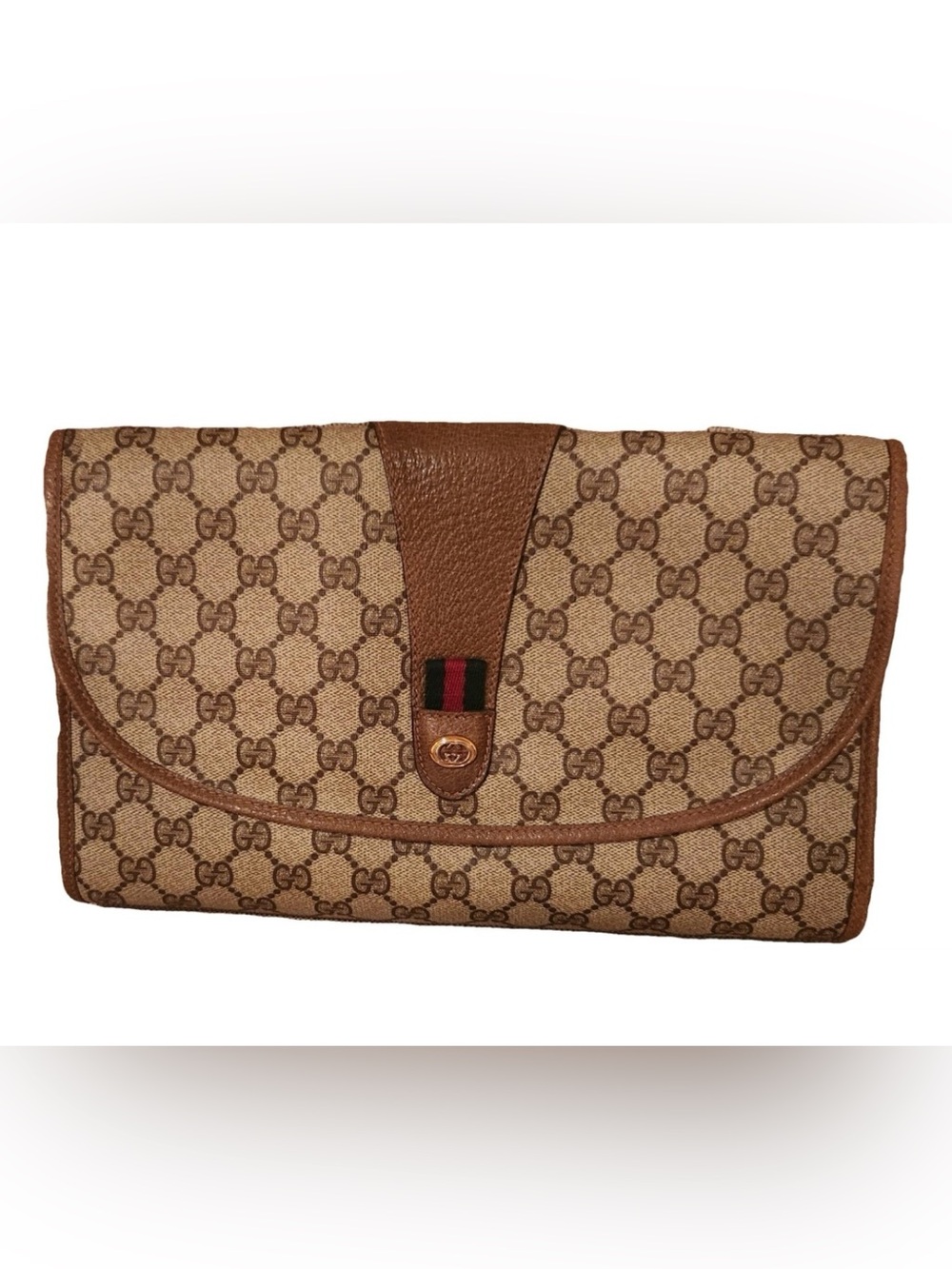 Gucci Ophidia Cloth Clutch Bag